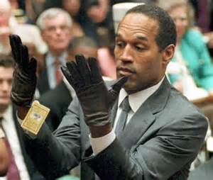 OJ Simpson at his trial